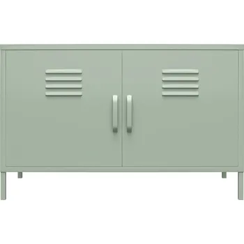 Komoda Zelená kovová skříňka 100x64x40 cm Mission District – Støraa ID_1718580