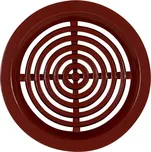 HACO 0414 Větrací mřížka kruhová 50 hnědá (balení 4ks)