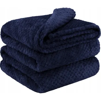 Prostěradlo Deka DOMAREX polyester 150 cm x 200 cm modrá