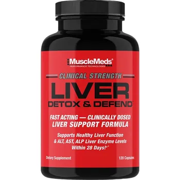 Fitness strava MuscleMeds Liver Detox And Defend 120 Kapslí