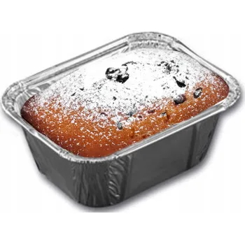 Jednorázové nádobí Nádoby Cuki Alfatec šedé hliníkové 250 ml na jedno použití 100 ks