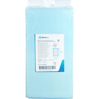Přebalovací Podložka Betatex v prostěradlech 60 cm x 90 cm 25 ks