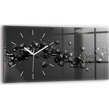 Hodiny Nástěnné hodiny Wallfluent černé 60 cm