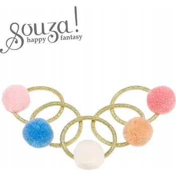 Souza! gumičky na vlasy mini-bambule Mieke 5 ks