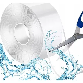 Lepicí páska Oboustranná voděodolná průhledná páska Realne Ceny 3 m x 30 mm