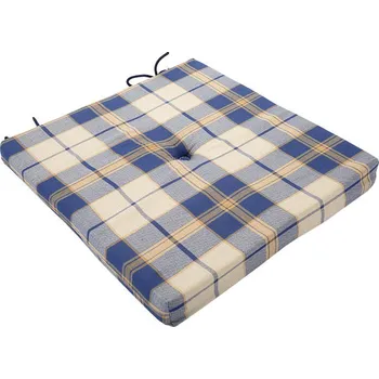 Podsedák APEX BOMBAY 41 x 41 x 4 cm 4 ks modro-žlutý