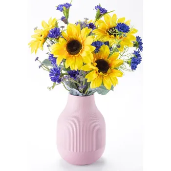 umělá květina decoDoma Kytice SLUNEČNICE, CHRPA 65 cm