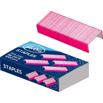 Spona do sešívačky Sponky do sešívačky RŮŽOVÉ