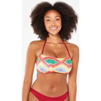 Dámské plavky OLAIAN Dámské plavky horní díl bandážový Lori 80D RŮŽOVÁ|ČERVENÁ