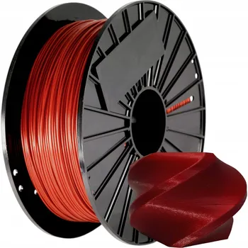 Filament PLA filament ČERVENÝ PERLEŤOVÝ 2,85mm 1kg F3D
