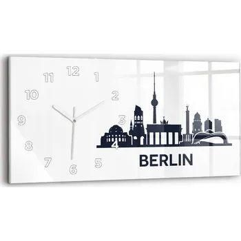 Hodiny Nástěnné hodiny Wallfluent černé 60 cm