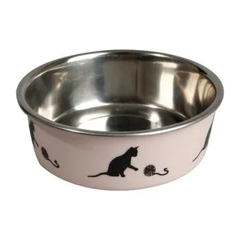 Miska pro psa Miska cat nerez Kena růžová 160ml Flamingo