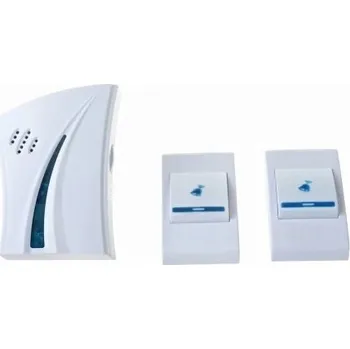 Domovní zvonek BEZDRÁTOVÝ ZVONEK NA BATERIE 2 OVLADAČE