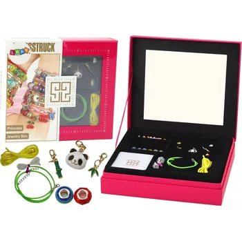 Dětské navlékací korálky Sada na výrobu náramků, bižuterie, přívěsků a korálků