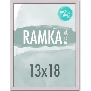 Obraz RÁMEČEK NA FOTKY 13x18 B6 FOTORÁMEČKY FOTOGRAFIE 18x13 MDF PUDROVĚ FIALOVÝ