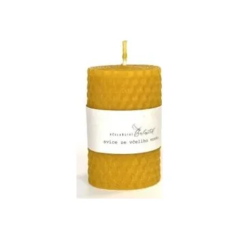 Svíčka Včelařství Balaštík Vosková svíčka motaná 4.5 cm