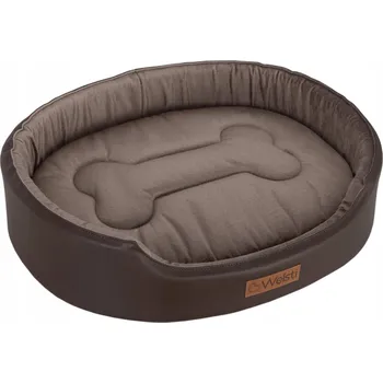 Pelíšek pro psa Welsti ortopedický pelíšek pro psy hnědý 68 cm x 55 cm