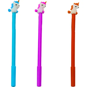 Kuličkové pero s jednorožcem, černá náplň 0,5 mm – 3 barvy