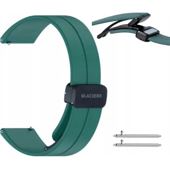 Řemínek na hodinky Univerzální řemínek na hodinky řemínek GlacierX Silikonový s magnetickou sponou 22mm