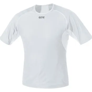 cyklistický dres GORE M WS Base Layer Shirt-light grey/white-XL