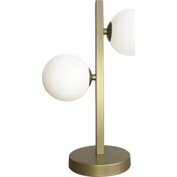 Lampička CANDELLUX Stolní lampa Kama 2x28W G9 mosazná