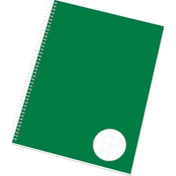 Spirálový blok s výsekem A5 čtvereček 50l.