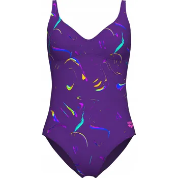 Dámské plavky Dámské jednodílné plavky arena Abyss U Back multi 48