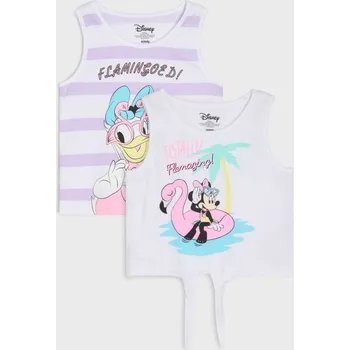 Dívčí oblečení Sinsay - Sada 2 triček Minnie Mouse - vícebarevná - 722EV-MLC - 722EV-MLC-98