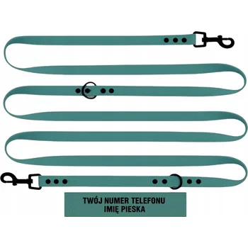 Vodítko pro psa VODÍTKO PŘEPÍNACÍ NASTAVITELNÉ VODĚODOLNÉ MĚKKÉ BIOTHANE PVC 3M 16MM