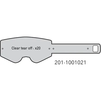 Motocyklové brýle KENNY VENTURY Tears off lenses
