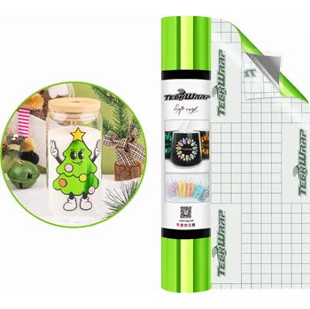 Samolepící dekorace TeckWrap Bubble Free Mirror Chrome - Lime Green Velikost: 30,5 x 30 cm Samolepící vinylová folie TeckWrap