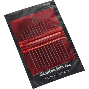 Nástroj na niť a příze Galanterie Jehly látací jemné 12 ks na kartě