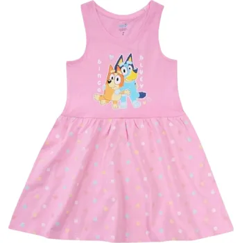 Dívčí šaty Dívčí letní ŠATY BLUEY (růžové) Velikost: 104