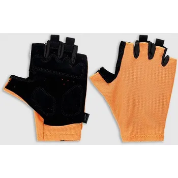 Cyklistické rukavice Cyklistické rukavice s gelovými vložkami unisex - oranžové