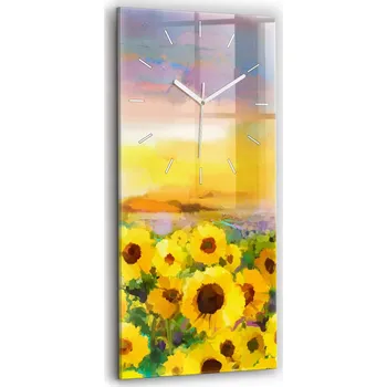 Hodiny Nástěnné hodiny Wallfluent žluté 30 cm