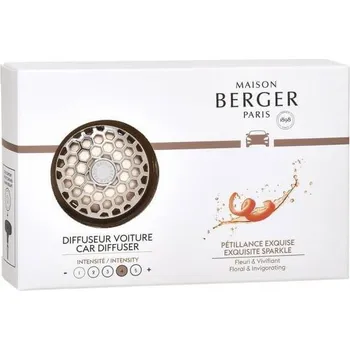 Maison Berger Paris Dárková sada difuzér do auta chrome + náplň Exquisite Sparkle + 2 měsíce na vrácení zboží
