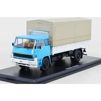 autíčko Start Scale Models LIAZ 100.05 valník s plachtou - Modrá/Šedá 1:43 SSM