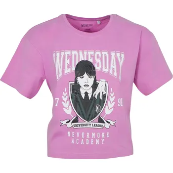 Wednesday Addams TRIČKO do pasu WEDNESDAY (fialkové) Velikost: 146-152