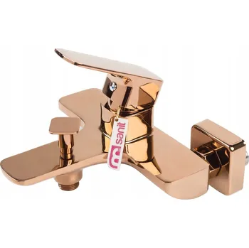 Vodovodní baterie Jednopáková nástěnná vanová a sprchová baterie Msanit Iron, měděná