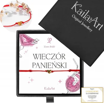 Náramek NÁRAMEK NA ROZLUČKA SE SVOBODOU DÁREK NEVĚSTA PODĚKOVÁNÍ KailaArt