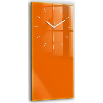 Hodiny Nástěnné hodiny Wallfluent oranžové 30 cm