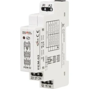 Relé Elektromagnetické relé 24V AC/DC PEM-02/024 exta ZAMEL