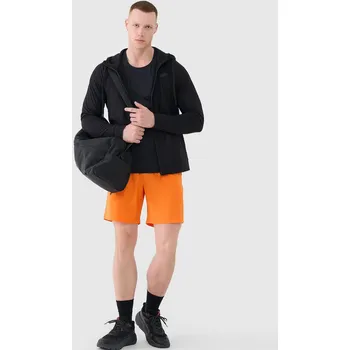 4F Rychleschnoucí pánské tréninkové Kraťasy - oranžové, Velikost L