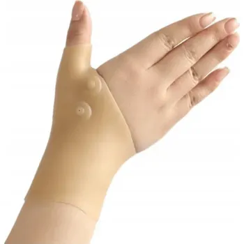 MAGNETICKÁ ORTÉZA NA ZÁPĚSTÍ STABILIZÁTOR SILIKONOVÁ BANDÁŽ S MAGNETY