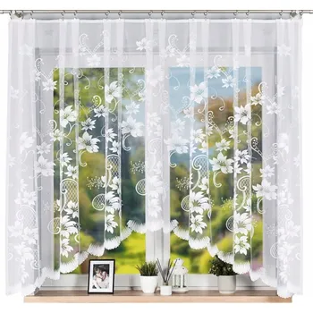 Obraz Žakárová Záclona ARLETA vel 310x160cm (hotová) s mašlí
