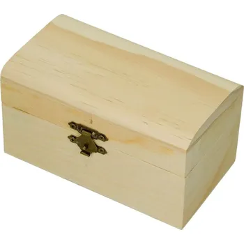 Výtvarná sada Efco Dřevěná truhlička k dozdobení, 13,8x8x7,5 cm