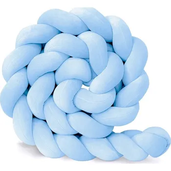 mantinel do postýlky MANTINEL DO POSTÝLKY TLUSTÝ ZAVINOVAČKA 3M MODRÝ