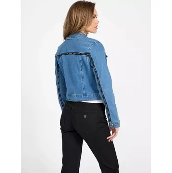 GUESS dámská džínová bunda Eco Camilia středně modrá M