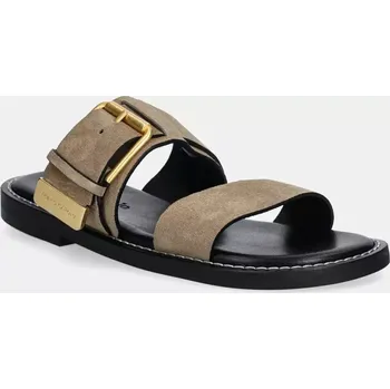 Dámská obuv Semišové pantofle Marc O'Polo STINA 1B 50318691102100 béžová 80X, EUR 37