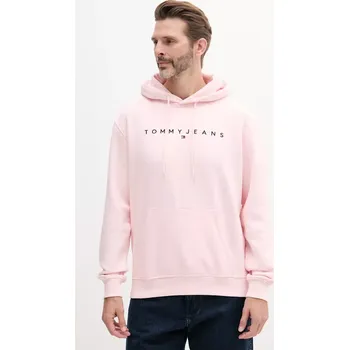 Pánská mikina Mikina Tommy Jeans DM0DM20746 růžová 03X, vel. XL